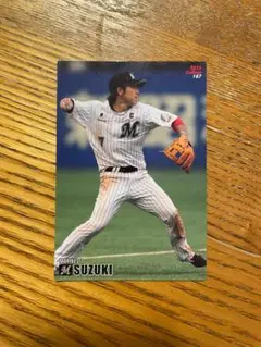 2015 マリーンズ 鈴木選手 カード 187