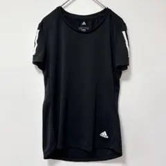 アディダス クライマクール【M】半袖Tシャツ/スポーツウェア スリーライン ロゴ