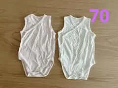 ユニクロ ベビー肌着 エアリズム サイズ70