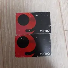 aime ゲームカード 2枚セット