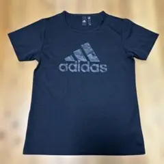 adidas 黒 半袖Tシャツ OTサイズ
