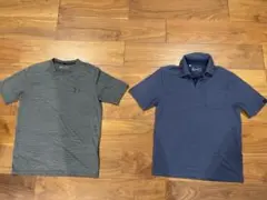Under Armour ポロシャツ Tシャツ セット グレー ネイビー(SM)