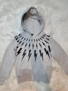 NEIL BARRETT KIDS 雷プリント パーカー