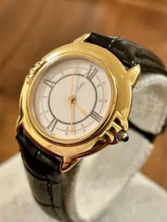 YSL イヴサンローラン 516078 メンズ クォーツ 腕時計 稼働品