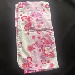 キッズ　子供用　花柄ピンク浴衣　140 夏　ハート　ラメ