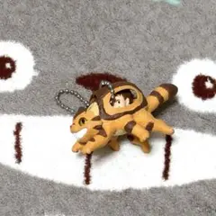レア スタジオジブリ めいとこねこバス キーホルダー フィギュア トトロ ネコ