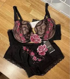 サルート 未使用 ブラジャーD75u0026 Lショーツセット ワコール