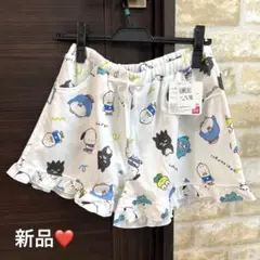 Mサイズ❤️在庫ラスト　サンリオ×にしむらゆうじ　総柄　ショートパンツ　新品