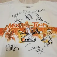 AND1 MIXTAPE TOUR JAPAN サイン入り Tシャツ