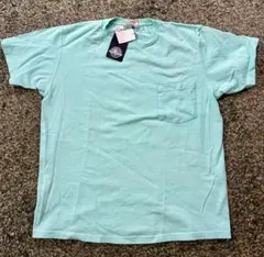 新品タグ付 Goodwear グッドウェア Tシャツ ポケット付 L ミント