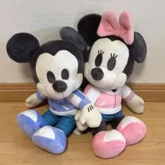 ミッキー＆ミニー ちょっもっさ デココレ ペアぬいぐ るみ