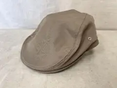 中古現状！【モスバーガー】 ハンチング（ベージュ） サイズ３Ｌ