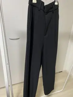 CAPRICIEUX LE'MAGE エコレザーベルトSETパンツ 36