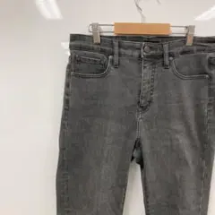 【UNIQLO】ユニクロ　デニムパンツ　スリムタイプ　ブラック　S