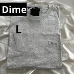 Dime グレー Tシャツ Lサイズ