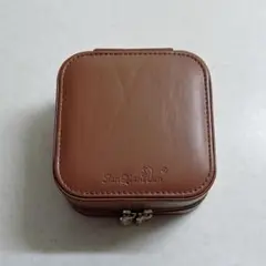 旅行 ジュエリー 収納ボックス トラベルジュエリーボックス ブラウン