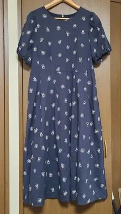 ジョリープッぺ　ワンピース　ダークブルー