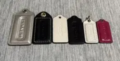COACH レザータグ 6個セット