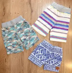 【ほぼ未使用】op sunwear キッズ半ズボン 90〜100cm 3点セット