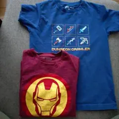 KIDS Tシャツ２枚　GAPアイアンマンとユニクロマインクラフト
