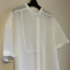美品 MOCA モカ シアーシャツ ブラウス 半袖 Fサイズ 白 7