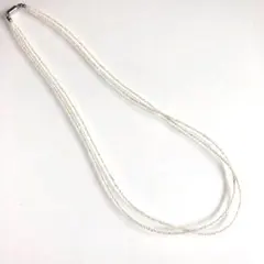 高級 砂ケシ パール 極小粒 1.0〜1.2㎜ ネックレス 高級 砂ケシ パール 極小粒 1.0〜1.2㎜ ネックレス