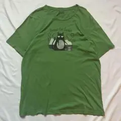 Tシャツ XL グリーン ネコ printed in USA