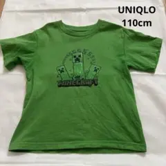 Minecraft クリーパー Tシャツ 110cm UNIQLO 綿100%