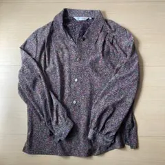ビンテージ　花柄　レーヨンシャツ　レディース　saint patara