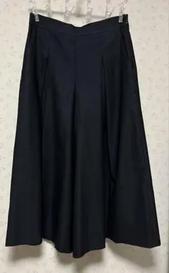 23区　ワイドパンツ　ネイビー　38