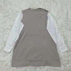 Arnold Palmer 長袖Tシャツ バイカラー ワッフル地 カジュアル