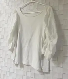 パフスリーブカットソー　半袖