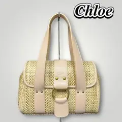 Chloe クロエ ミニハンドバッグ レディース かごバッグ ピンク