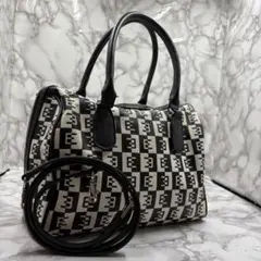 【美品】EMODA ハンドバッグ 2WAY レザー