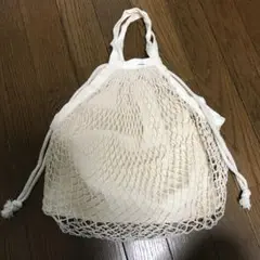 inobun バッグ トートメッシュ 巾着袋付き 未使用 お値下げ