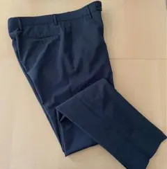 グリーンレーベル ネイビースラックス 夏用スリムフィット