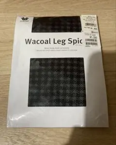 Wacoal Leg Spice ストッキング 網タイツ チェック柄 M〜L 黒