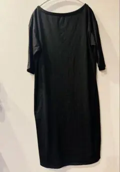 Le ciel スリット入ワンピース　黒