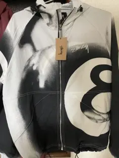【希少】Stussy 8 Ball Beach Shell ステューシー Stussy 8 Ball Beach Shell Jacket Grayscale Men's - SS23 - US