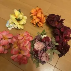 フラワーヘアコーム6店セット