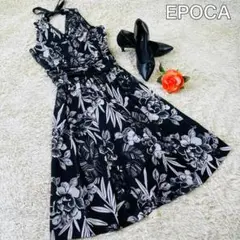 EPOCA ワンピース ノースリーブ ホルターネック カシュクール 大きいサイズ