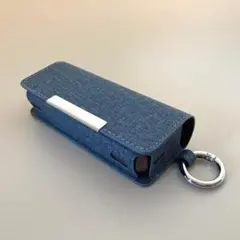 a4 iqos イルマ プライム iluma 用 ケース カバー デニム 調 青