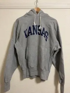 【美品】 チャンピオン 90s パーカー L グレー 古着 リバースウィーブ