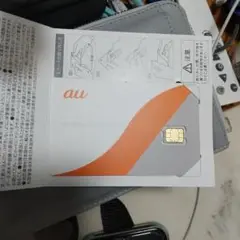 購入月+2ヶ月データ使い放題！au Nano IC Card 01 SIMカード