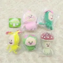 こびとづかんのぬいぐるみ 全5種 コンプリート ガチャ