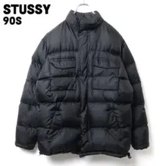 stussy ステューシー 90s ダウンジャケット ワンポイントロゴ