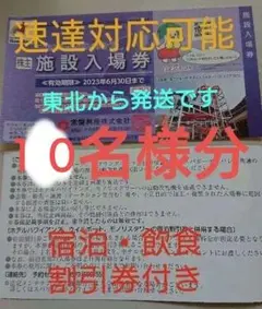 最新です【オマケ4まい】常磐興産株主優待券スパリゾートハワイアンズ入場券8枚など