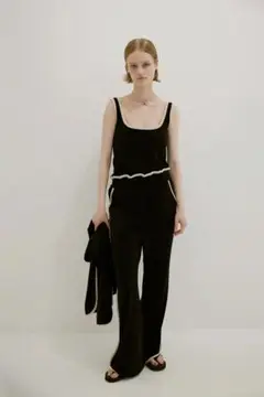 最終！SOLOV (ソロブ) SWIM PILE PANTS ブラック、サイズ1