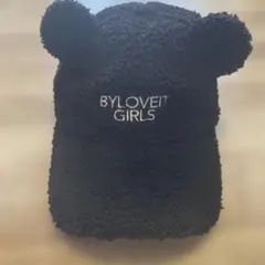 by♡LOVEIT くま耳ボアキャップ　M