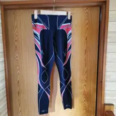 X-CORE タイツ 黒 赤 デザイン Sサイズ
